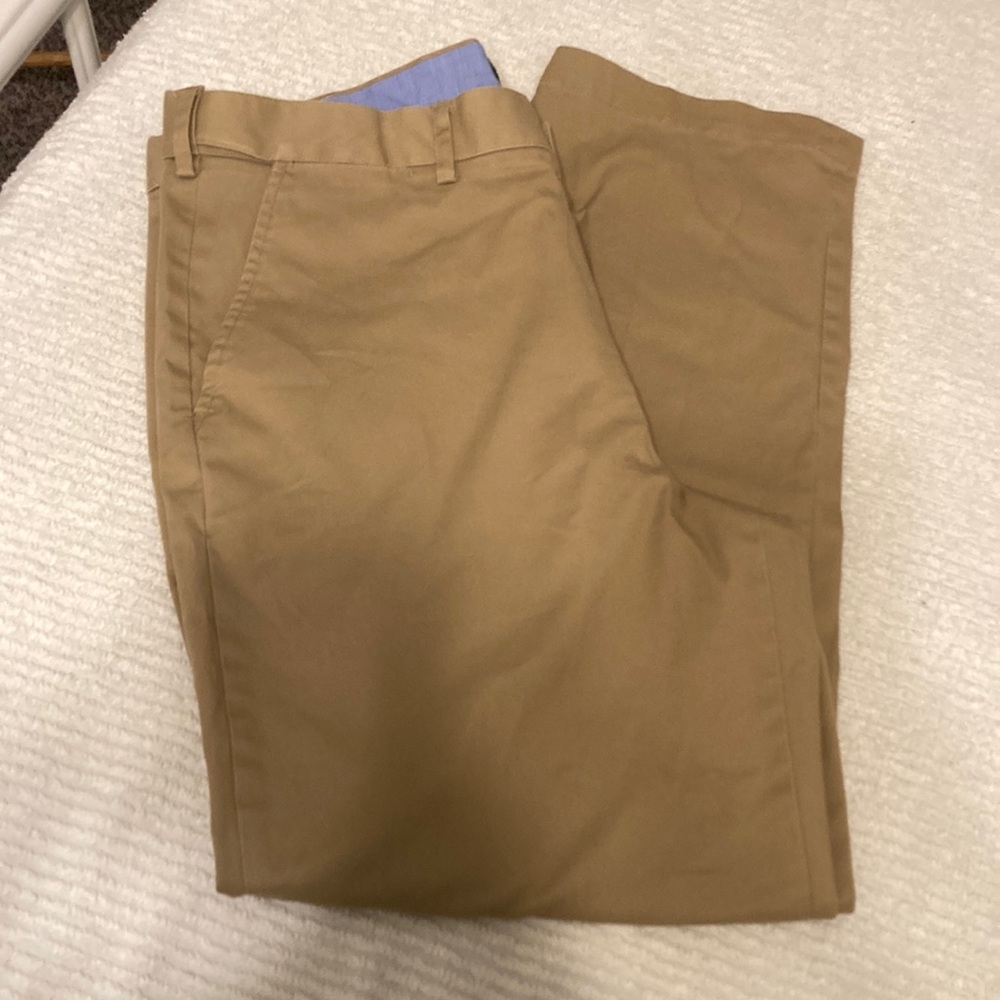 Lands End mens casual khaki pants